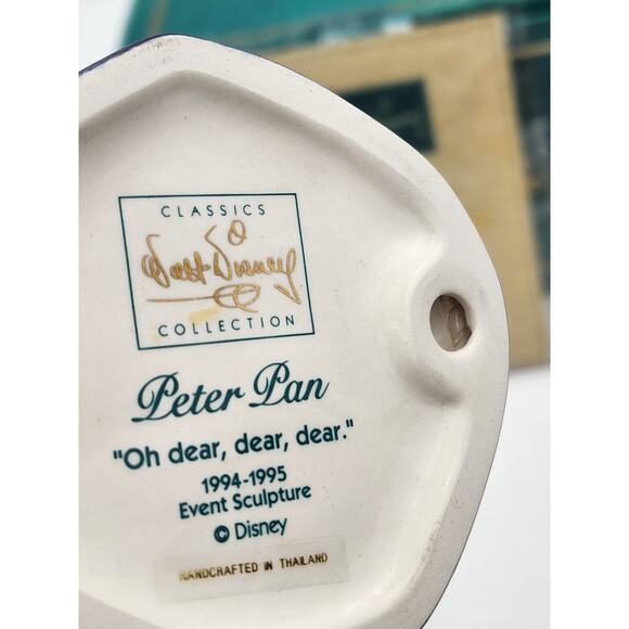 WDCC Peter Pan Mr. Smee Figurine Oh Dear Dear Dear 90s Vintage Retired COA Box - Picture 4 of 16